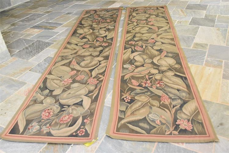 Pair Aubusson Runners