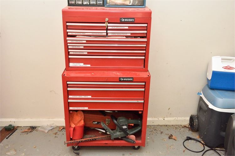HUSKY Toolboxes With Contents