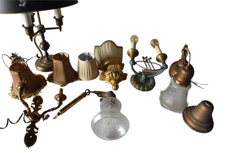 Group, Lamps and Lamp Shades