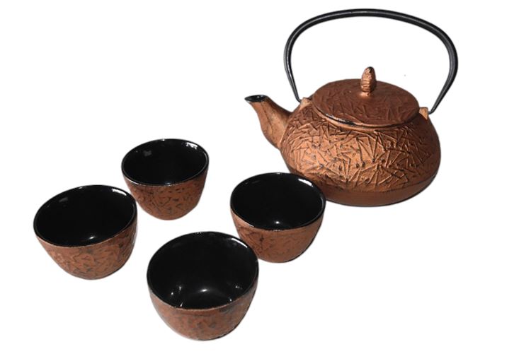 Asian Style Teapot and Cups