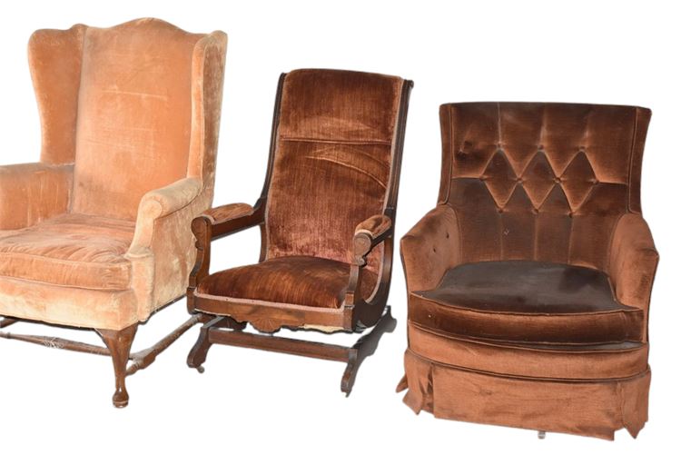 Three (3) Upholstered Chairs