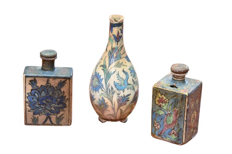 Three Persian Pottery Vessels