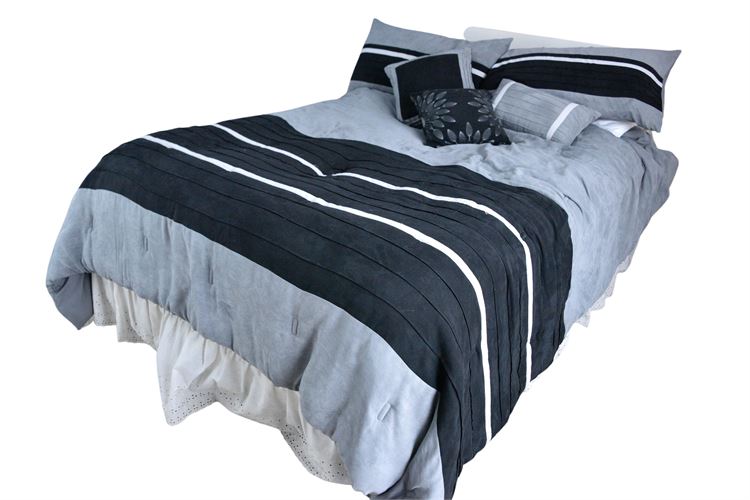 KING KOIL Bed With Bedding