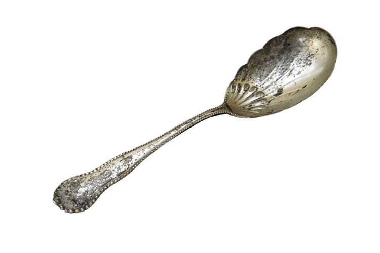 J W SANDERS Sterling Silver Spoon