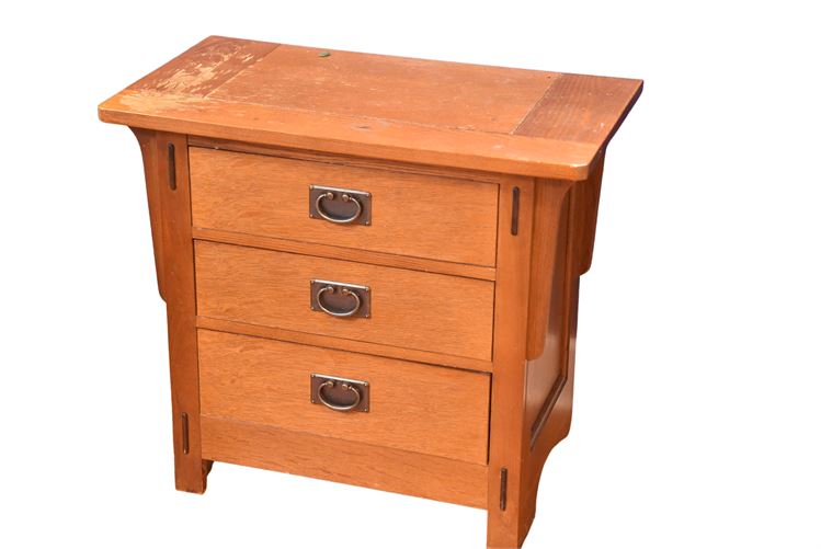Three Drawer Bedside Chest
