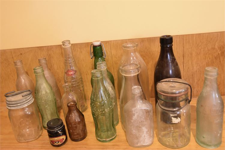 Group, Glass Bottle