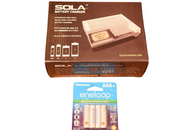 SOLA Battery Charger and Batteries
