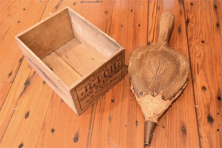 Wood Box and Bellows