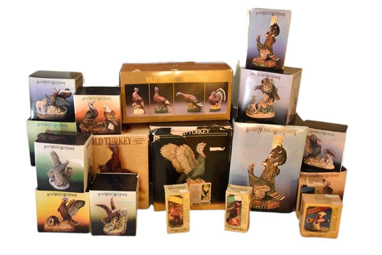 Collection Of WILD TURKEY Figures