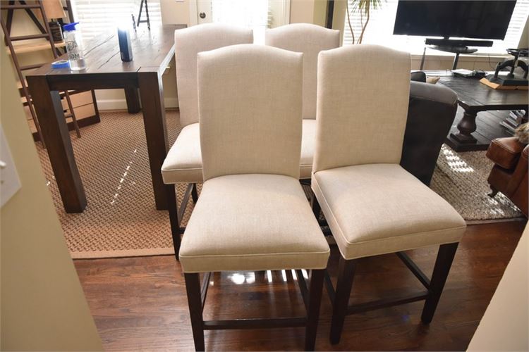 Four (4) Upholstered Dining Chairs