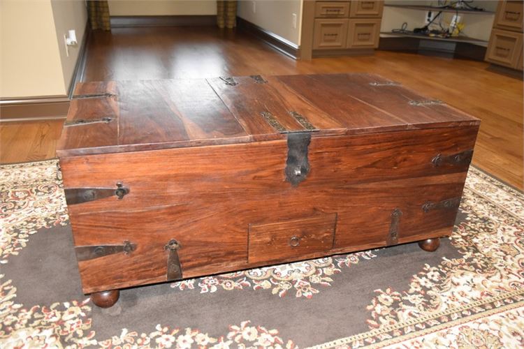 Rustic Wooden Trunk / Coffee Table