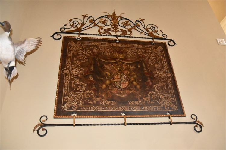 Maitland Smith Large Classical Style Decorative Wall Hanging
