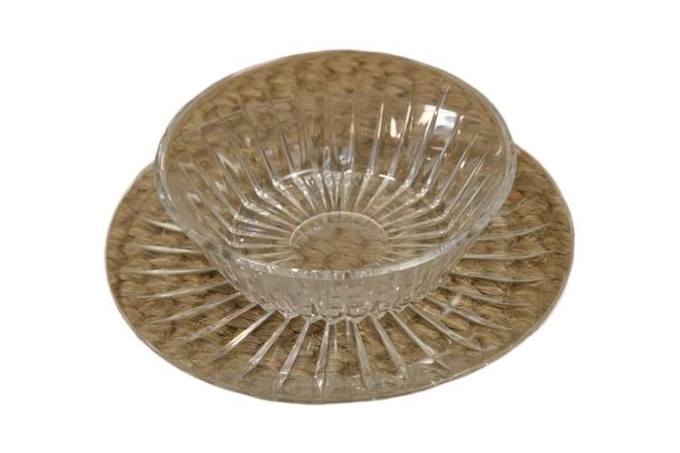 VSL Glass Bowl and Platter