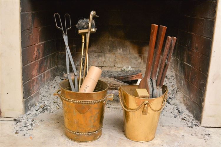 Group Fireplace Tools