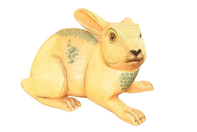 Mexican Folk Art Rabbit Figure