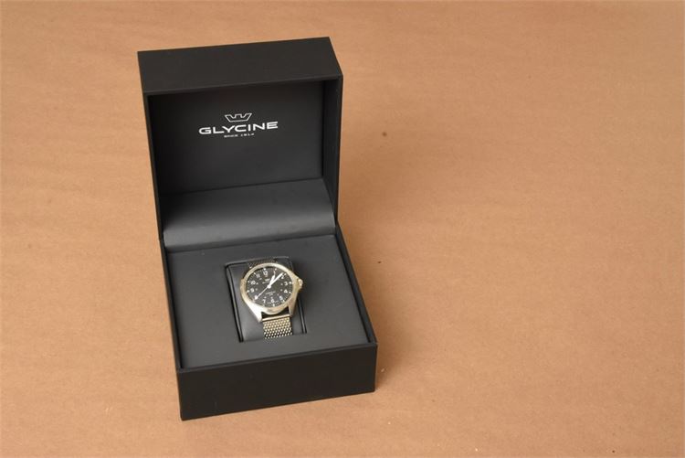 Glycine combat seven vintage automatic black dial man’s watch, GL0237