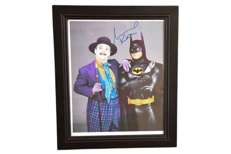 Photo of Batman and Joker from the original Batman Movie, signed by both actors,