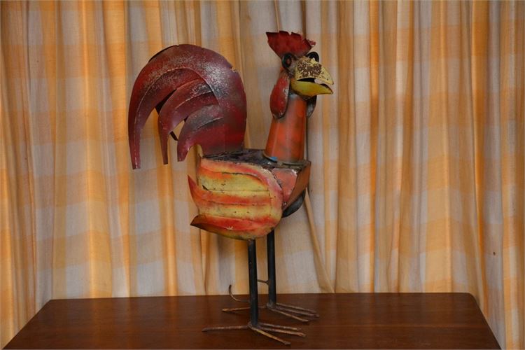 Folk Art Chicken Figure