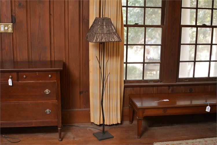 Branch Form Floor Lamp With Shade