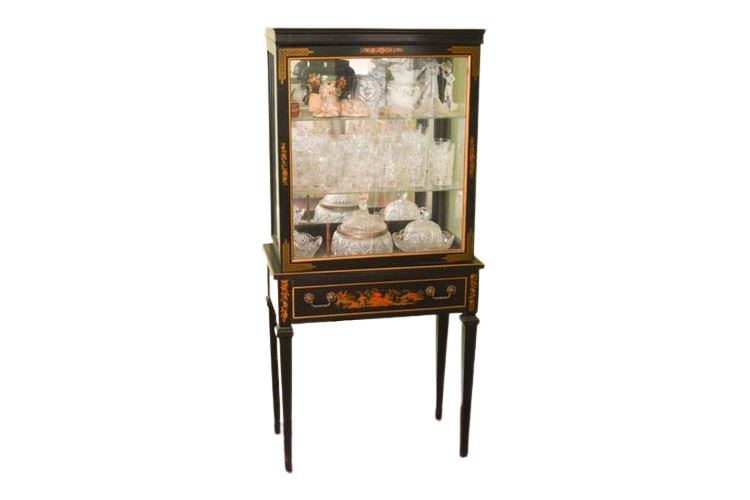 Chinoiserie Curio Display Cabinet