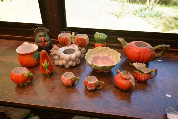 Group Pumpkin Themed Table Top Objects