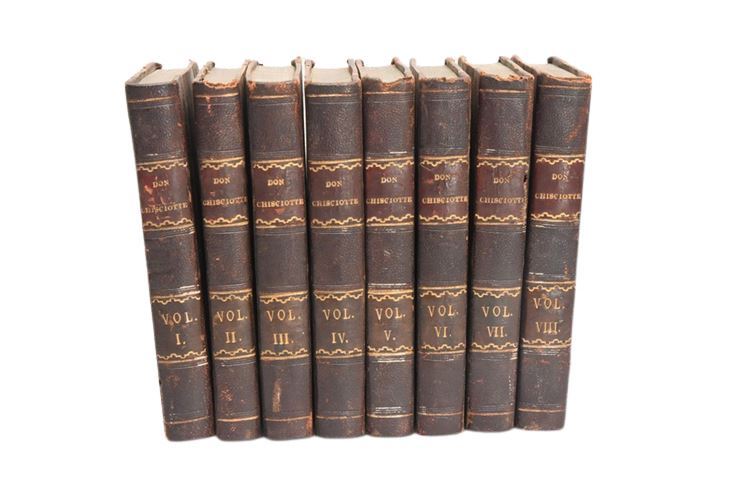 DON CHISCIOTTE DELLA MANCIA 1818 Eight (8) Volumes