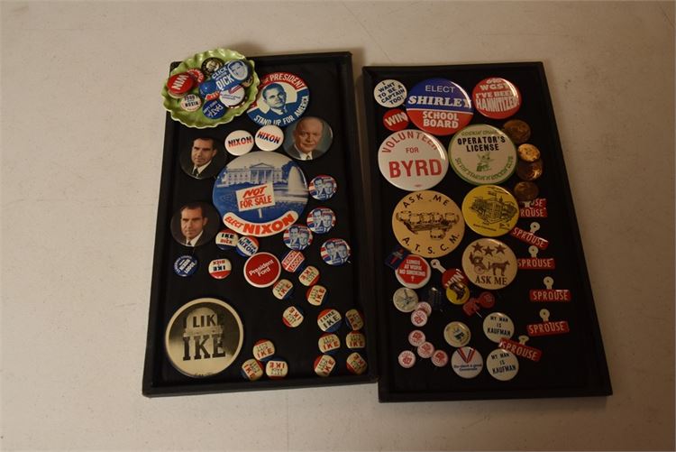Collection Of Vintage Champaign Buttons