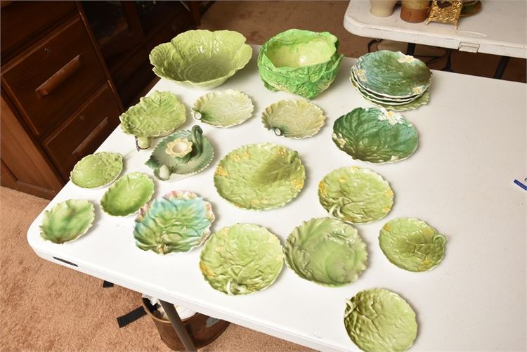 Royal Bayreuth Cabbage Leaf Dishes