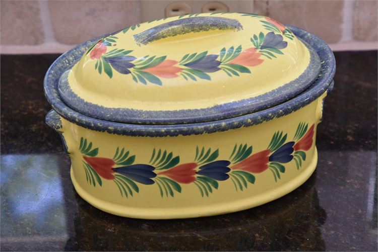 Vintage Covered Casserole Dish