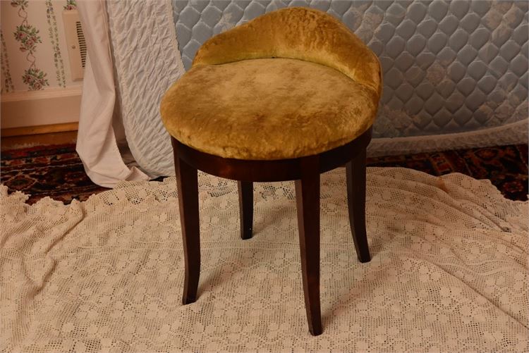 Vintage Upholstered Vanity Stools
