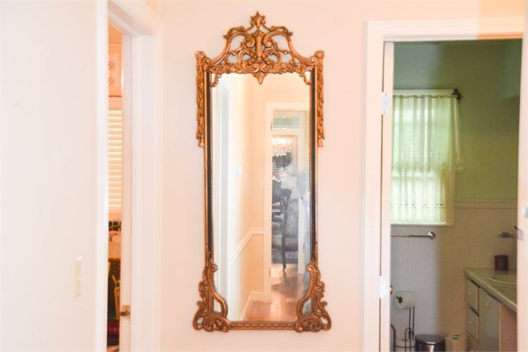 Ornate Carved and Gilt Wall Mirror
