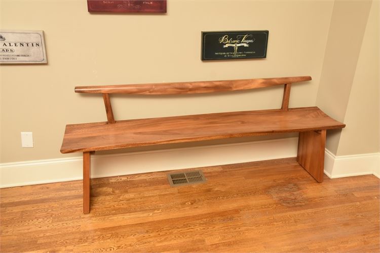 Contemporary Wooden Bench