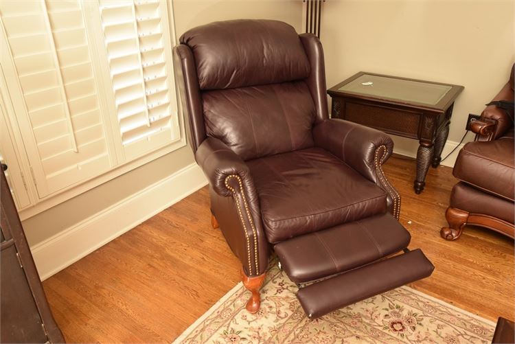 Leather Wingback Chair Recliner