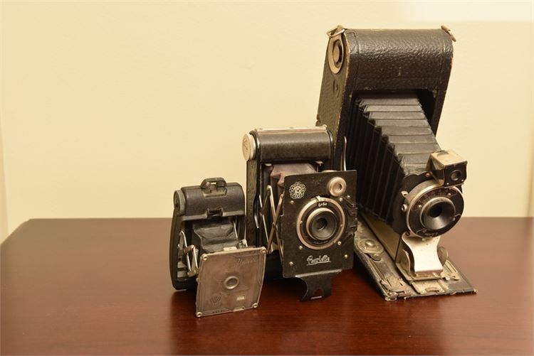 Three (3) Antique Cameras