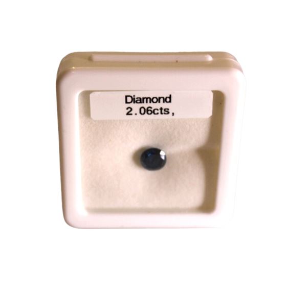 2.06 Carat Blue Diamond, Laser Engraved No. 502117673