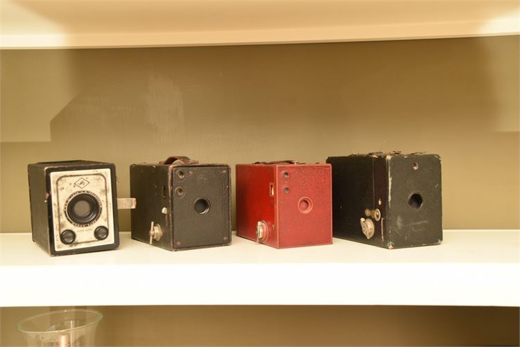 Four (4) Antique Cameras