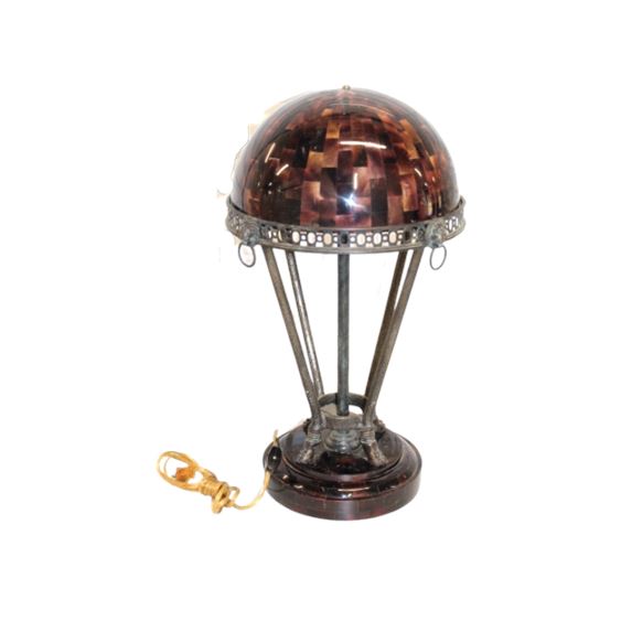 Maitland Smith Penshell Shade Bronze Table Lamp