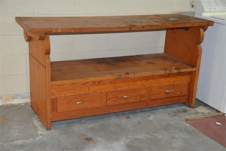 Vintage Convertible Console / Bench