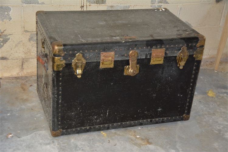 Vintage Trunk With Contents
