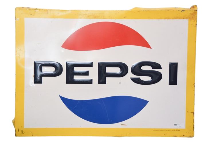 Vintage PEPSI Advertising Sign