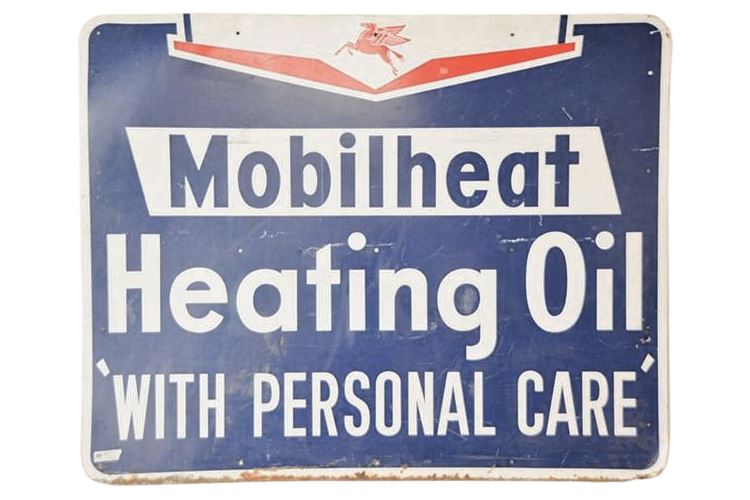 Mobilheat Heating Oil Sign