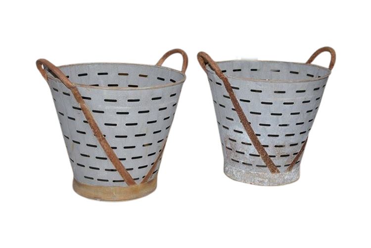 Two Metal Baskets