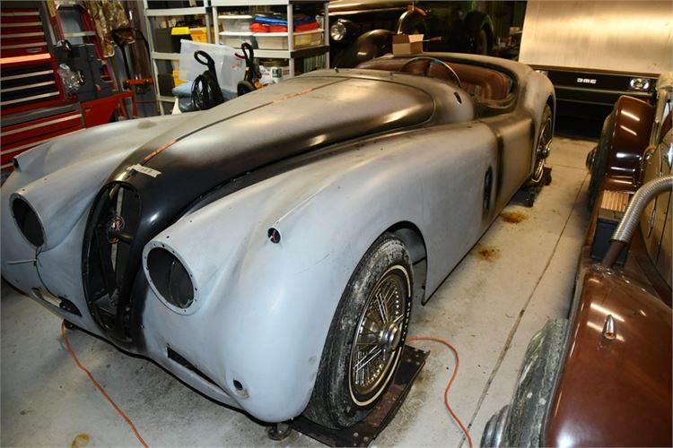 1955 Jaguar Roadster XK140 with Most or All of Parts for Rebuilding