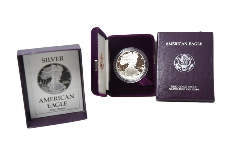 1989 Proof American Eagle Silver Dollar