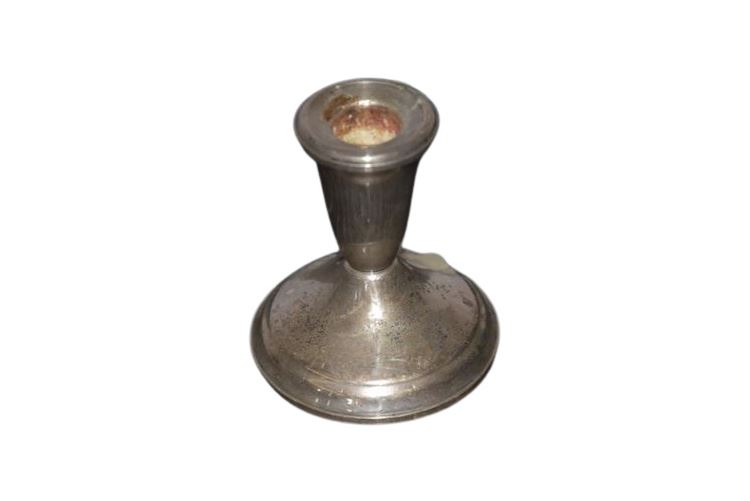 Sterling Silver Weighted Candlestick