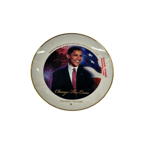 Barack Obama Collectible Victory Plate