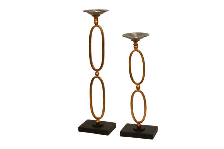 Pair Modern Candle Holders