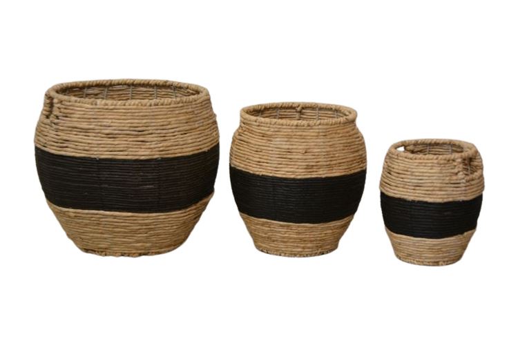 Trio Of Woven Baskets