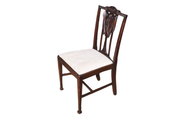 Vintage Hepplewhite Style Side Chair
