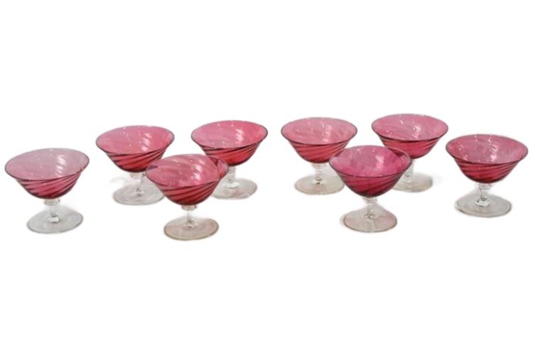 Group Pink Glass Steamware